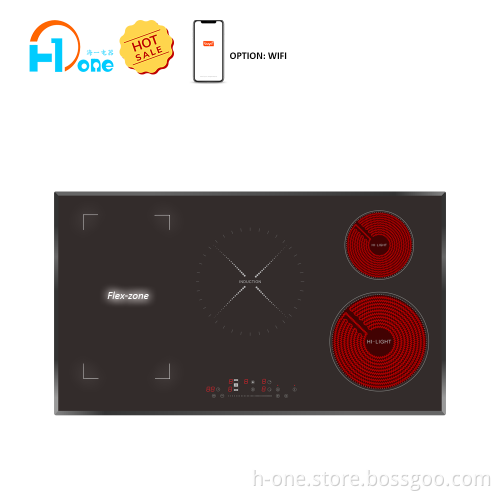 Five Zone Infrared Induction Hob with Innovative Touch Control
